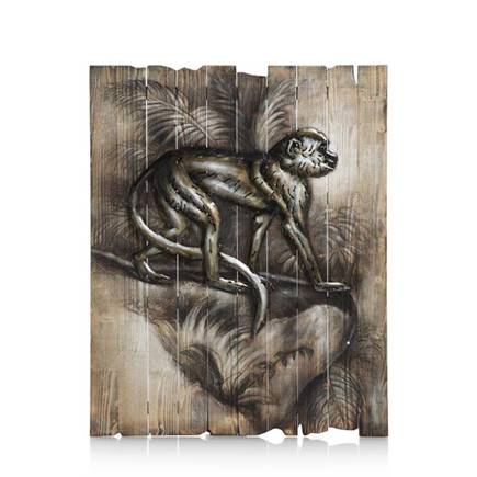 Coco Maison Monkey schilderij 73x90cm